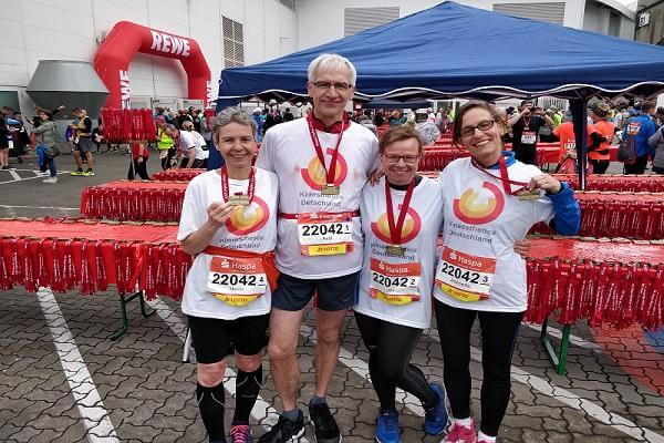 Kinaesthetics Deutschland-Staffel beim Hamburg Marathon