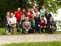 die Gruppe der TrainerInnen aus 3 Ländern