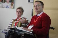 Annemarie & Werner Kopp in ihrem Workshop - Mit weniger Anstrengung durchs Leben