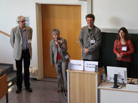 das Organisationsteam - v.l. Axel Enke, Waltraud Weimann, Philipp Störtzel und Kristina Class
