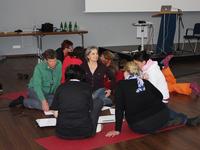  - intensiver Austausch zwischen Workshop-TeilnehmerInnen, Kinaesthetics-TrainerInnen und Referenten