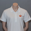 Polo-Shirt, tailliert, weiß Gr. XL Kinästhetik-Shop