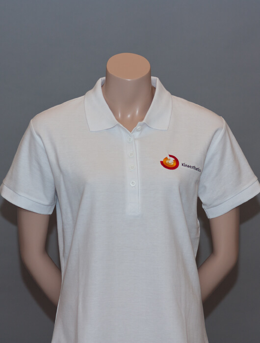 Polo-Shirt, tailliert, weiß Gr. XL Bild anzeigen